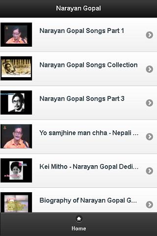 尼泊尔音乐 Nepali Music Narayan Gopal截图1