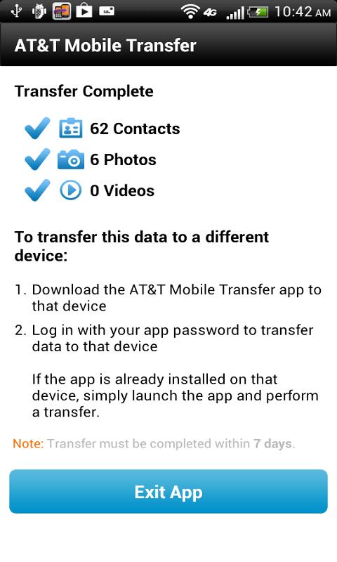 AT&amp;T Mobile Transfer截图6