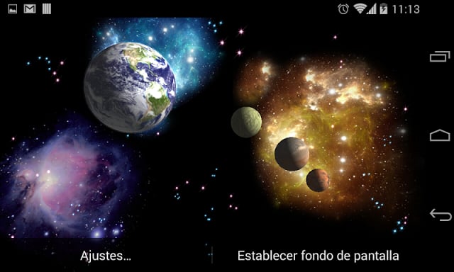 3D Space Live Wallpaper截图8