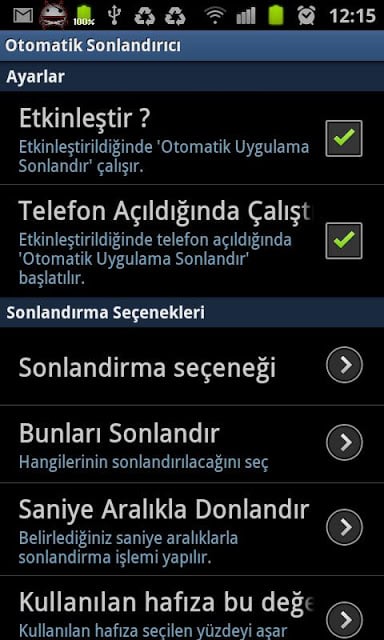 Otomatik Sonlandırıcı截图5