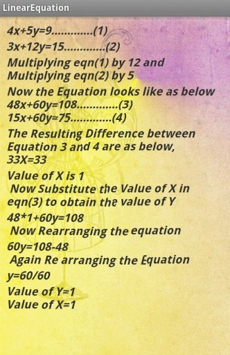 Linear Equation Solver截图4