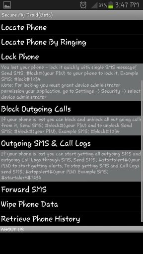 Secure My Droid截图1
