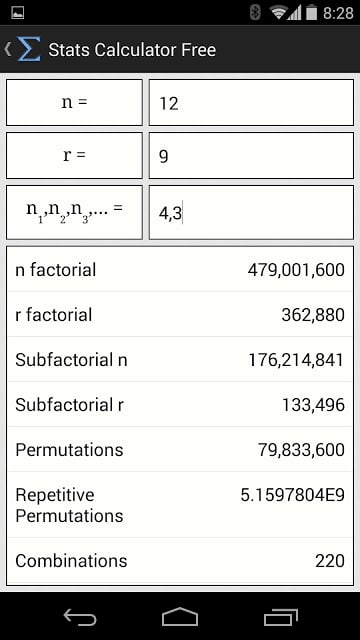 Stats Calculator Free截图3