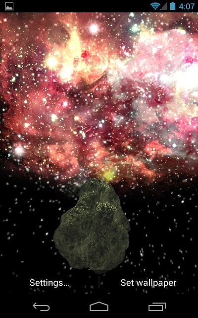 Asteroid Apophis LWP FREE截图5