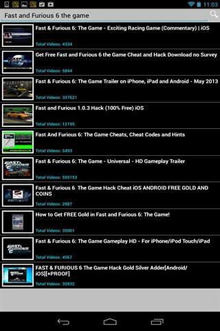 Cheats: Fast Furious 6 The Game截图1