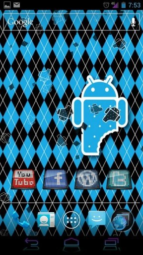 Live Wallpaper - Argyle ICS LW截图6