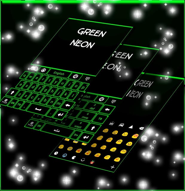 绿色霓虹灯键盘截图6