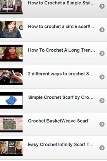 How to Crochet a Scarf Video截图2