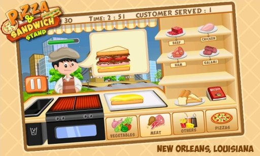 Pizza Sandwich Stand★截图1