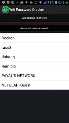 Wifi Password Cracker截图7