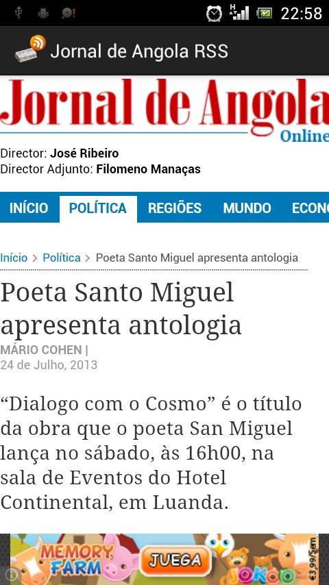 Jornal de Angola RSS截图5