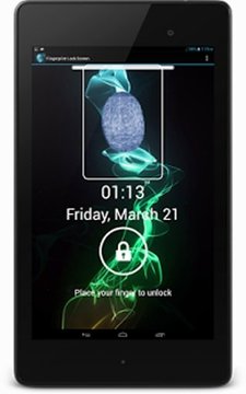 Fingerprint lockscreen截图