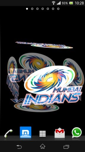 3D Mumbai Indians Wallpaper截图3