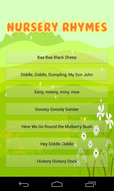 Nursery Rhyme Time Songs Free截图3