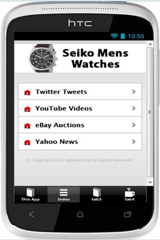 男士手表 Seiko Mens Watches截图1