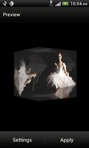 Ballet 3D Cube Live Wallpaper截图9