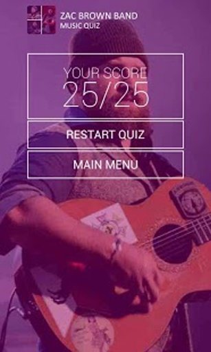 Zac Brown Band Music Quiz截图3