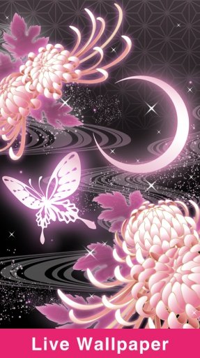 moonlight butterfly Theme截图3