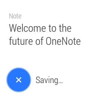 OneNote智能手表版截图2