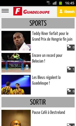 France-Antilles Guadeloupe截图3