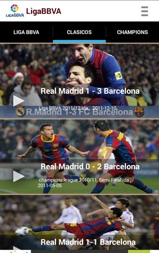 Liga BBVA Tube截图3