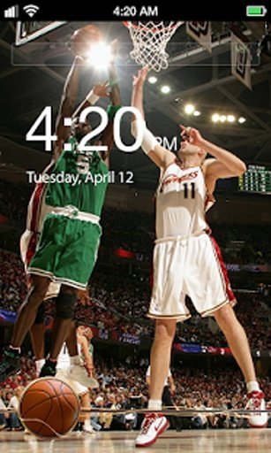 Basketball World Lock Screen截图2