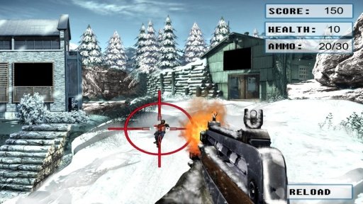 Winter Sniper Shooting Game截图5