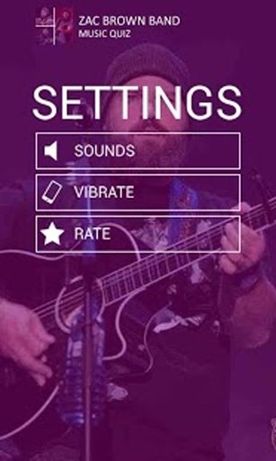 Zac Brown Band Music Quiz截图1