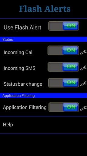 Flash on Call SMS Notification截图4