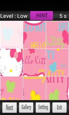 Hello Kitty Slide Puzzle截图3