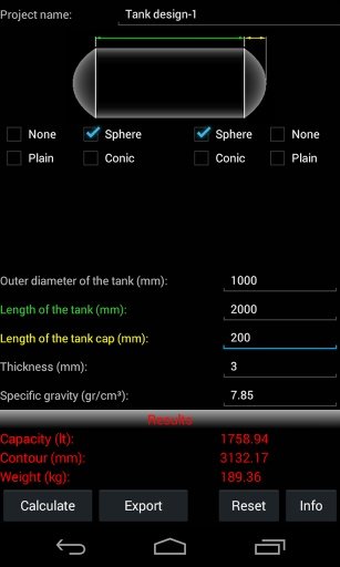 Tank Calculator Free截图3