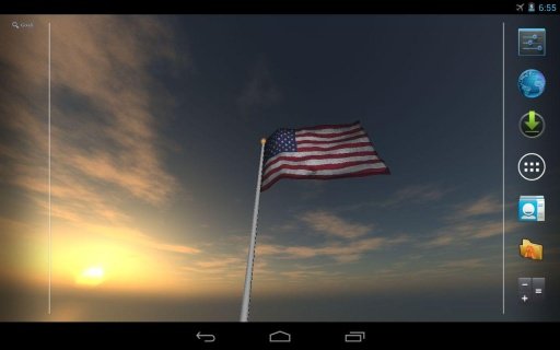 360&deg; US Flag Live Wallpaper截图1