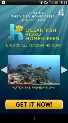 Ocean Fish Free Homescreen截图2