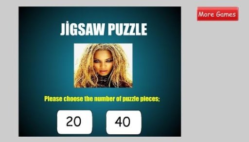 Beyonce Jigsaw Puzzle Game截图1