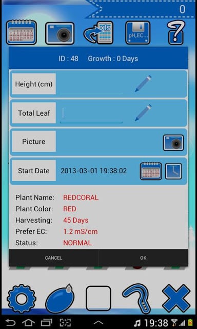 Hydroponics Manager For Tablet截图3