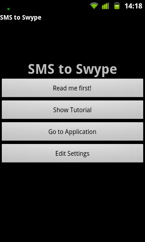 SMS to Swype截图4