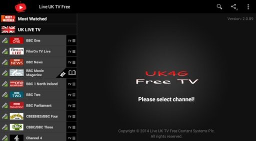 Live UK TV Free截图3