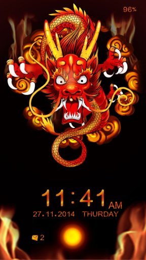 Dragon Fly Live Locker Theme截图2