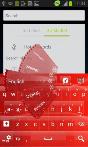 圣诞键盘红色为GO截图8