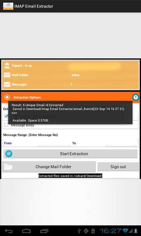 IMAP Email Extractor截图5