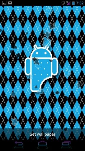 Live Wallpaper - Argyle ICS LW截图5