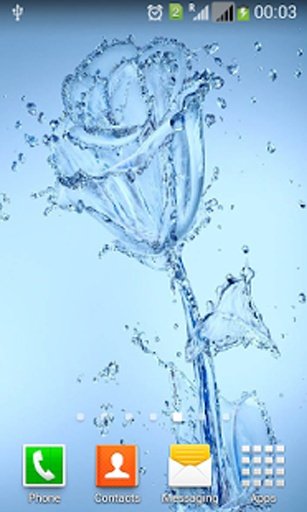 Watery Rose HD Live Wallpaper截图4