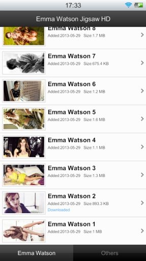 Emma Watson Jigsaw HD截图1