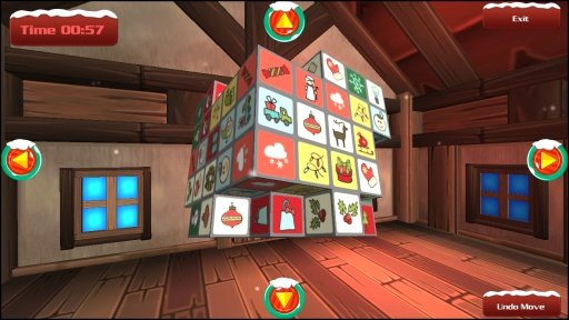 3D Puzzle Cube - Xmas Theme截图2