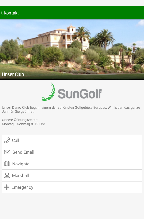 SunGolf Personal Golfclub App截图2