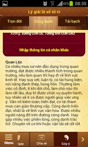 Lịch tử vi phong thủy截图4