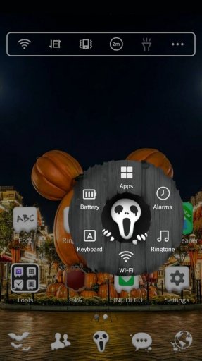 Halloween Screamy dodol theme截图2