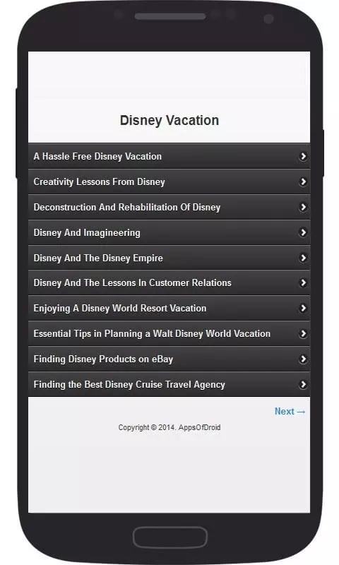 Disney Vacation截图1