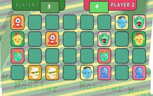 Monster Matching Game for Kids截图2