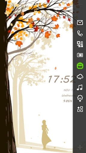 Under Maple Live Locker Theme截图4